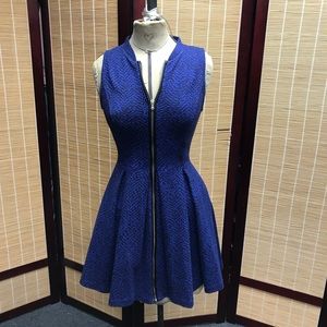 Club Monaco, Zip-front Fit-n-flare Dress w Pockets